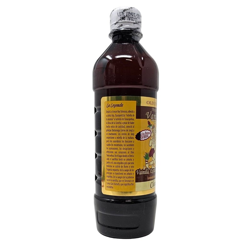 Usumacinta Vanilla Pure Clear Mexican Vanilla, 16.9 Ounces, Made in