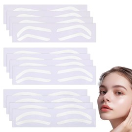 36 Pairs Eyebrow Stencils Eye Brow For Women, 3 Shapes Eyebrows Stencil Tape Sticker Shaping Stickers Shaper Plantillas Perfectas Shape for Tinting Makeup