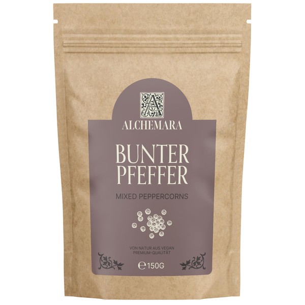 Peppercorns Colourful Alchemara (150 g) - Colourful Pepper Whole -
