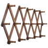 WEBI Accordion Wall Hanger, Wooden Coat Rack Wall Mounted, Hat