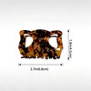 3 PCS Premium Acetate Butterfly Hair Claw Clip, Medium Hair