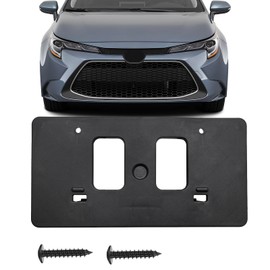 GZVKE Front License Plate Frame Mounting Bracket Tag Holder Textured Black Fits for Toyota Corolla 2020 2021 Replace TO1068159 5211412280