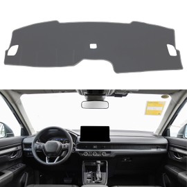 Dash Cover for Honda CR-V CRV Accessories 2023 2024 2025 Dashboard Cover Center Console Dash Mat Carpet Protector Sunshield No Glare Non-Slip Pad Custom Fit, All Gray
