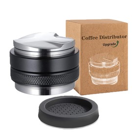 Sesama Coffee Distributor & Tamper Dual Head Coffee Leveler Fits for 54mm Breville Portafilter,Professional Espresso Hand Tampers (58mm)