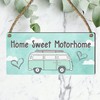 "Home Sweet Motorhome" Sign - Charming Campervan Plaque for RV