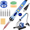 Electronics Soldering Iron Kit, Upgraded 80W Digital LCD Adjustable Temperature