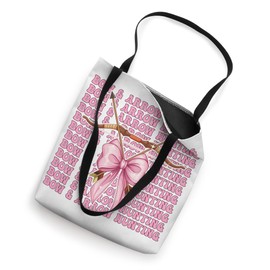 Bow & Arrow Hunting Hunter Girl Coquette Bow Pink Ribbon Tote Bag