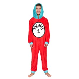 MJC Dr Seuss Thing 1 & 2 Interchangeable Patches Adult Costume