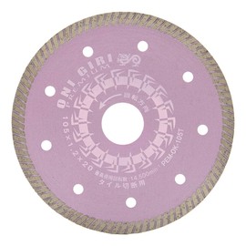 Y'sGOD JAPAN Diamond Cutter for Tile Cutting Onikiri Premium PEM-OK-105T Wave Type 4.1 inches (105 mm)