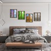 iHAPPYWALL 4 Seasons Modern Landscape Window Frame Style Wall Decor