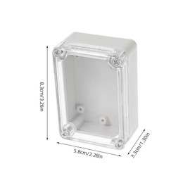 GLEAVI Security Module Housing: 2Pcs Waterproof Outdoor Electrical Box with Cover for Alarm Devices and Project Enclosures
