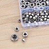 230 Pcs A2-70 Nylon Lock Nuts Assortment Kit, Stainless Steel