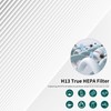 FCFMY 4 Packs AC400 True HEPA Replacement Filter Compatible with