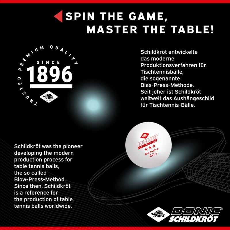 Donic Schildkröt Unisex Child 3-Star Avantgarde Table Tennis Balls 3