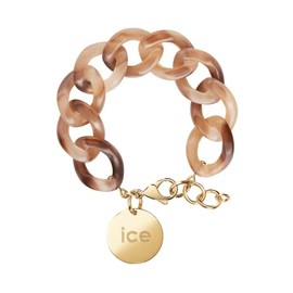 ICE Jewellery - Chain Bracelet - Chain Bracelet with XL Mesh for Women, Closed with a Gold Medal, Stainless Steel, No Gemstone