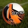 ICHNOS Snazzer Junior size football ball (White, Orange, Black, Silver,