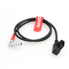 DRRI 2 Pin Reverse Right Angle to Dtap Power Cable for Zacuto Gratical Eye viewfinder