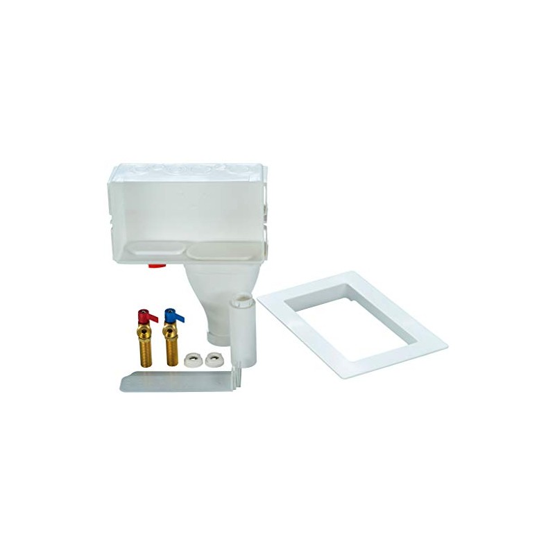 Water-Tite 87349 Right-Hand Drain Wide-Mouth Washing Machine Outlet Box -