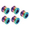 5Pcs 6.5mm Bike Single Chainring Screw Titanium Alloy Rust Protection