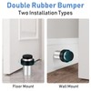 Door Stop, 50mm Floor Door Stoppers Wall Floor Mounted, Stainless