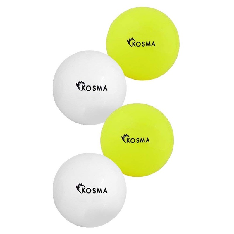Kosma Set of 4 Smooth Hockey Balls | Outdoor Sports