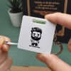 Azeeda 'Hipster Chibi Man' Keyring Tape Measure/Spirit Level Tool (KM00042458)
