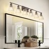 HWH Farmhouse Vanity Light Fixture, Rustic Bathroom Light Fixtures for