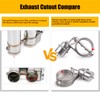 CNRAQR Universal 2.5" Vacuum Valve Exhaust Cutout with Stainless Steel