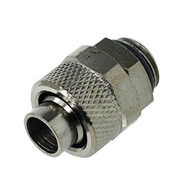 13/10mm (10x1,5mm) Anschraubtülle G1/4 - black nickel