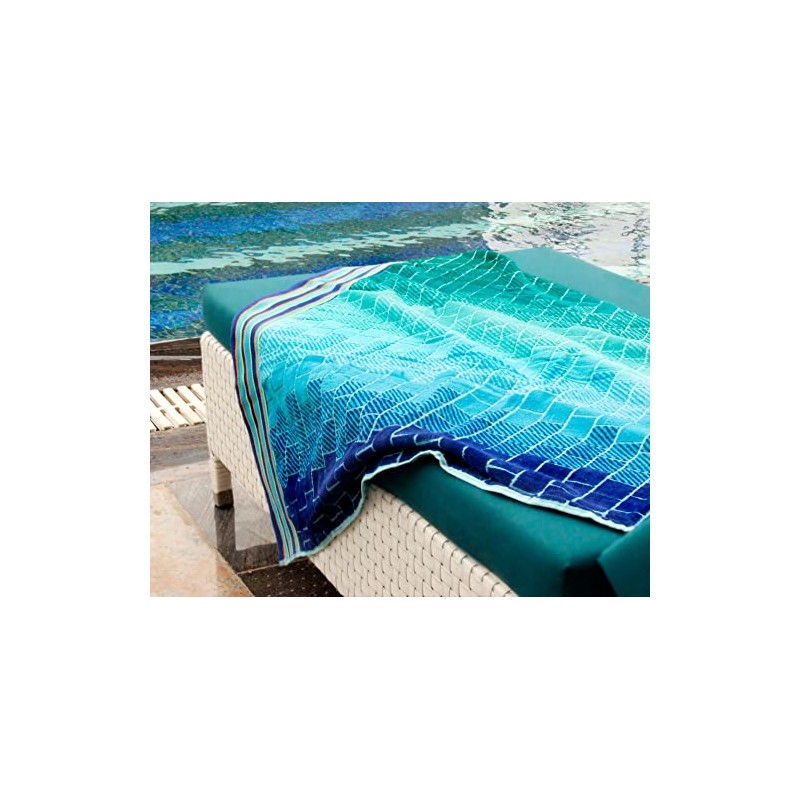 COTTON CRAFT Oversized Luxury Beach Towels - 2 Pack