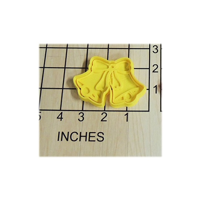 Wedding Bells Cookie Cutter and Stamp #1239