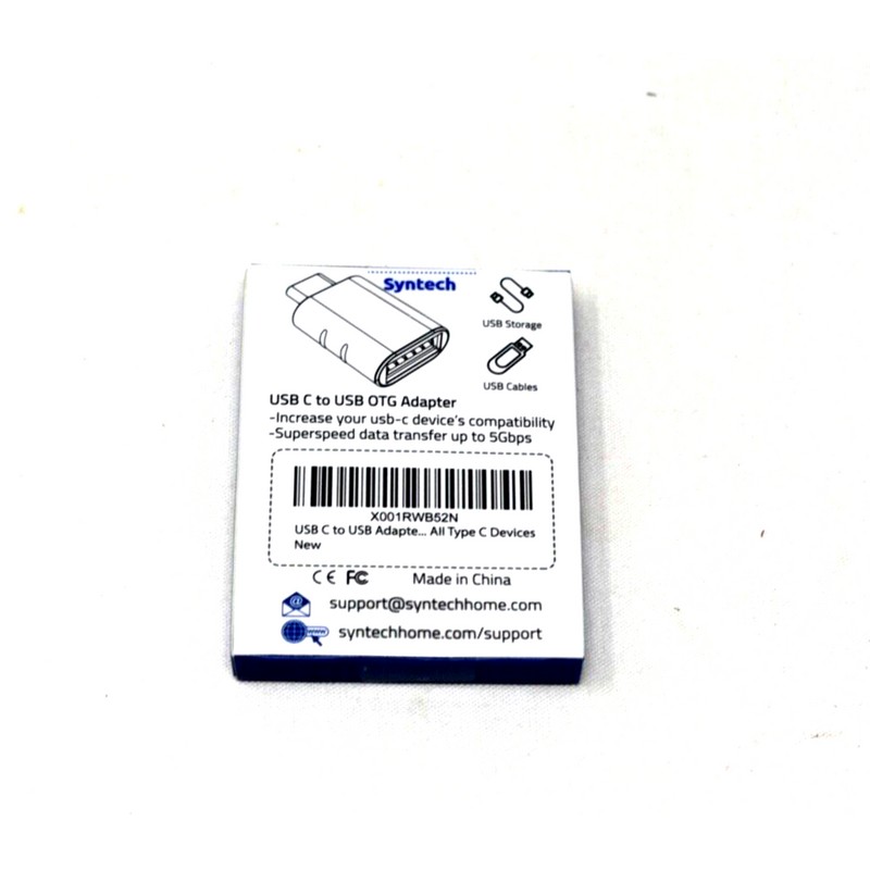 Syntech USB C To USB OTG Adapter 2 Pack -