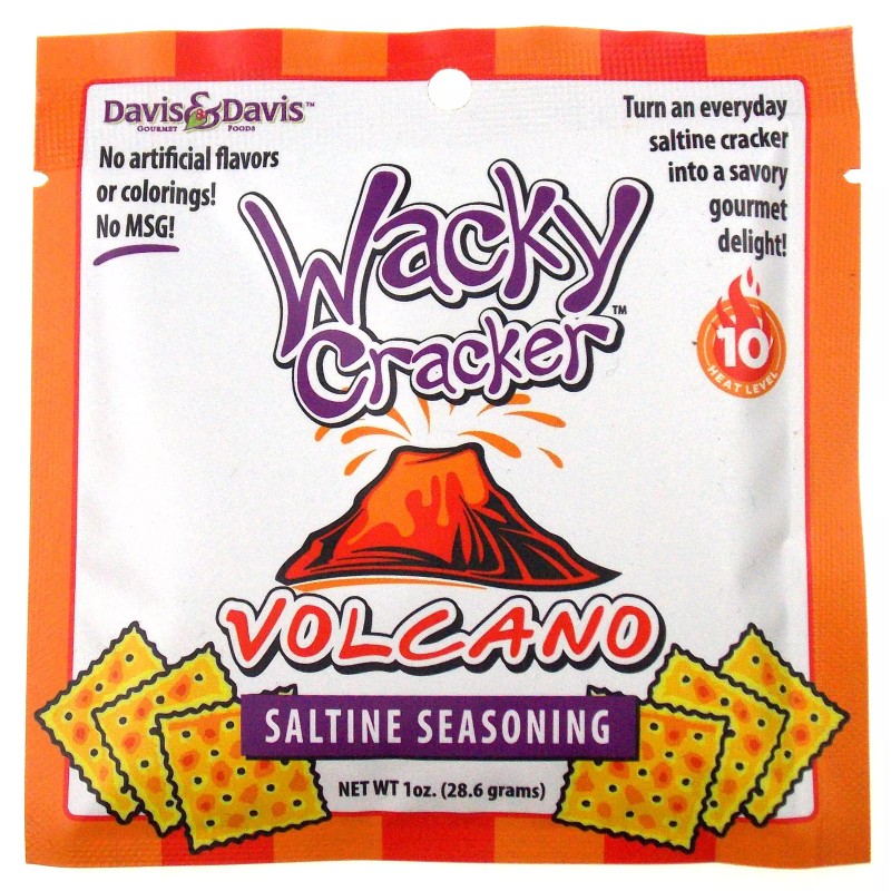 Wacky Cracker Saltine Seasoning Volcano Ghost Cayenne Red Pepper Lot