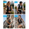 ECOHUB Running Vest with 2L Water Bladder, Lightweight Adjustable 6-Pocket