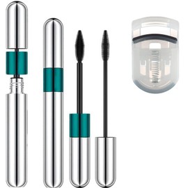 2023 New Vibely Mascara 5X Longer Waterproof, 2 in 1 Lash Cosmetics Vibely Mascara,Vibely 4d Silk Fiber Mascara Waterproof (1pcs)