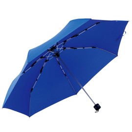 mabu SMV-40871 High Strength Folding Umbrella, Strength Mini (White Ribs), Royal Blue