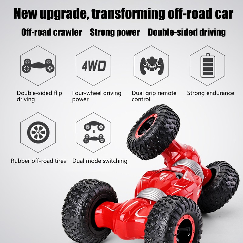 High Speed Remote Control Stunt Car Twisting OffRoad Car 4WD