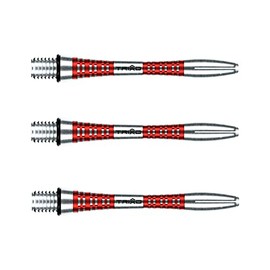 WINMAU Triad Aluminium Red Short Shafts (Shafts) - 1 Set Per Pack (Total 3 Shafts)