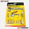 Central Pneumatic 17 Piece Compressed Air Tool Accessory Kit Pneumatic