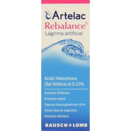 Artelac Artelac Rebalance Sol 10ml, Pack of 1