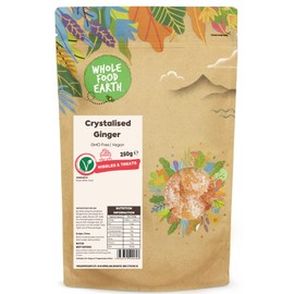 Whole Food Earth® - Crystalised Ginger 250 g | GMO Free
