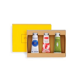 L'Occitane Mini Hand Cream Trio, Shea, Rose Verbena, Set of 3, Petite Gift, Birthday, Women, Men, Men's, Popular, Farewell, Thank You, Celebration, Stylish Gift