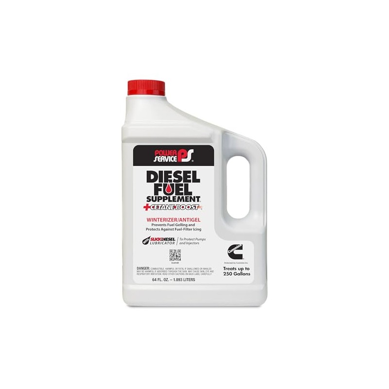 Power Service Diesel Fuel Supplement Antigel 64 oz., Pack of