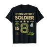 8 Year Old Soldier Tshirt Birthday Boy 8th Birthday Kids