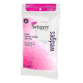 Swisspers Cosmetic Swisspers Premium Pro Cosmetic Wedges, Latex-Free Makeup 16 Count