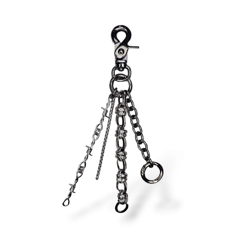 Milk Wave Quattro Pulse Chain Key Ring