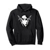 Skull Bandit with Face Mask and Weapons Pullover Hoodie