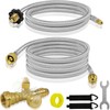 Extend A Stay RV Propane Kit, Propane Brass Tee 4