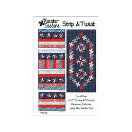 Twister Sisters Strip & Twist Pattern, None