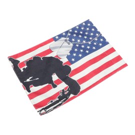 FUNOMOCYA Patriotic Garden Flag Independence Day Celebration Banner Unique Design for Outdoor Decor for Memorial Day and Party Decoration